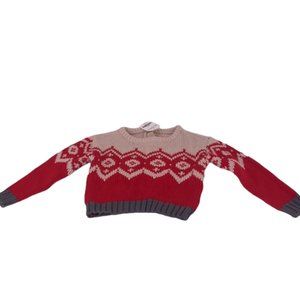 Crazy 8 Boys Size 2T Ribbed Knitted Sweater - New